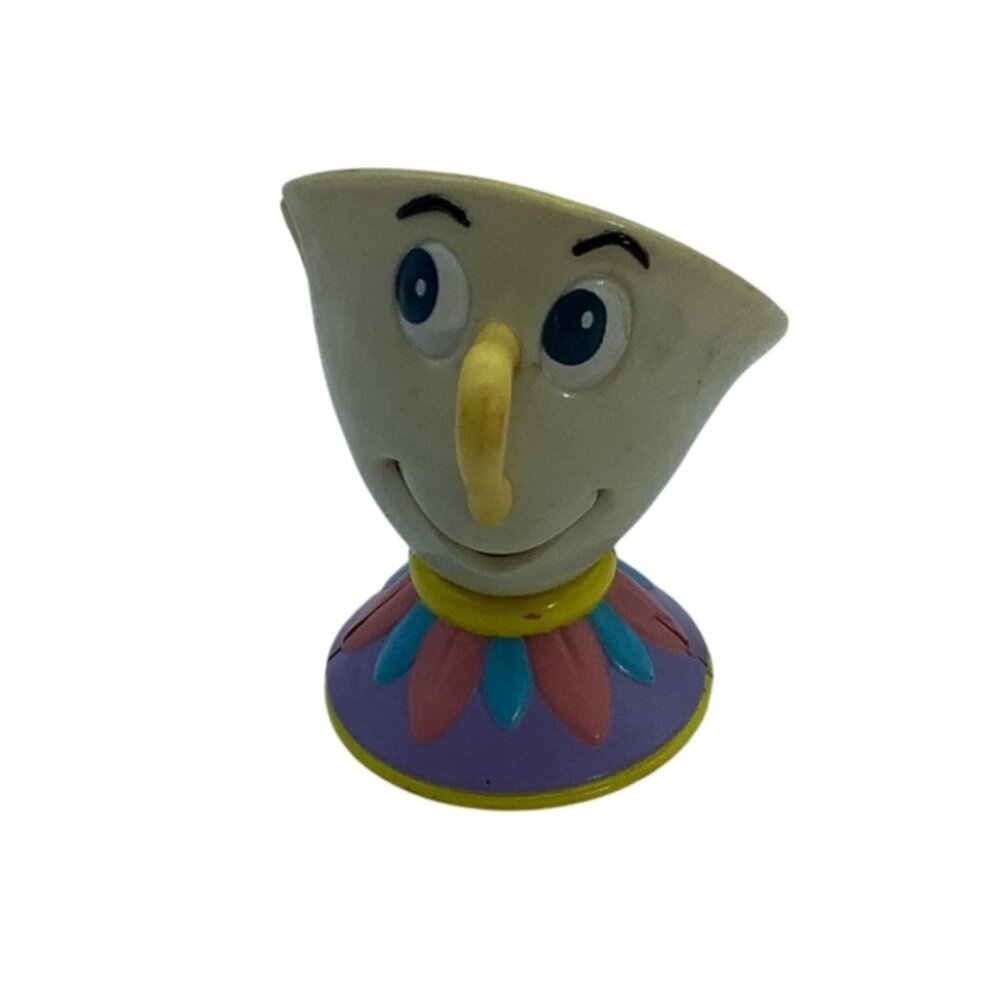 Disney Beauty &‎ The Beast Chip Figure Vintage 1990s Collectible 2.5"